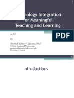 Technology Integration for Meaningful Teaching and Learning