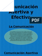 Comunicación asertiva y efectiva