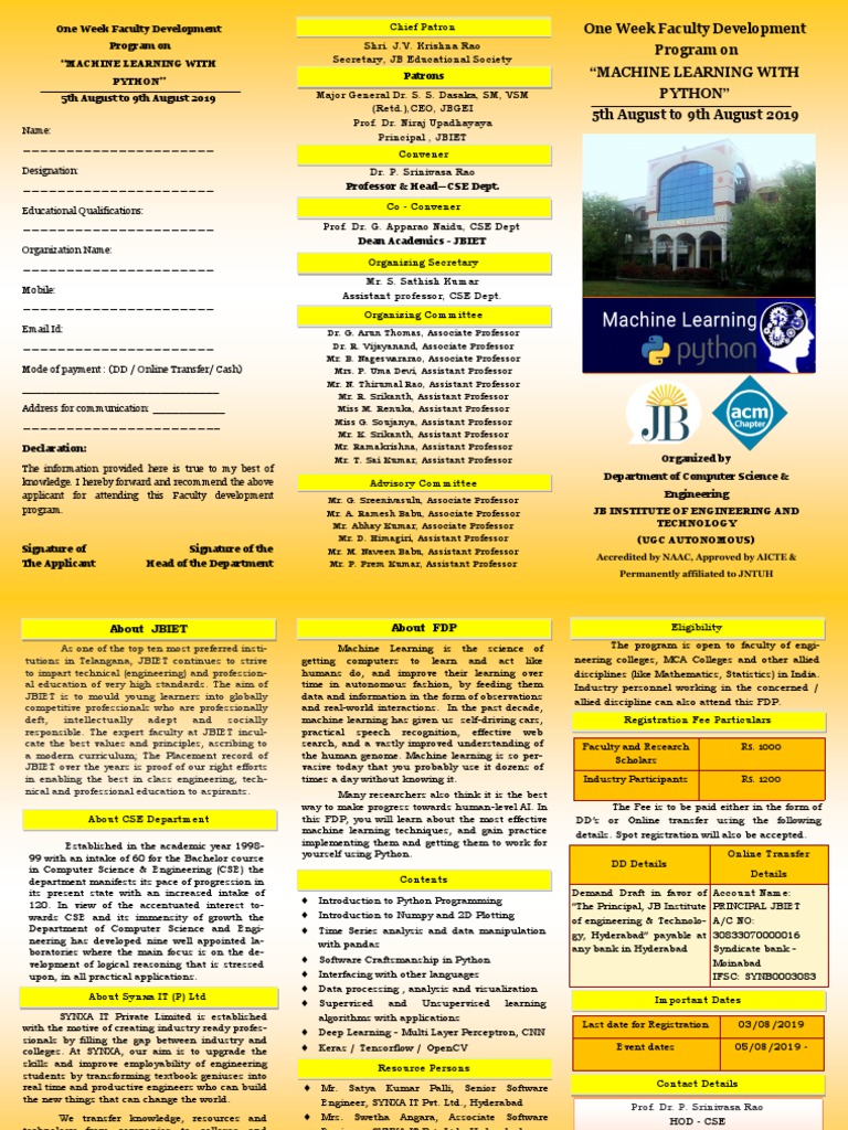 Machine Learning FDP | PDF | Engineering | Computer Science