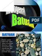 Mengenal Batuan