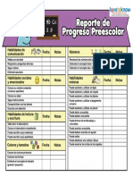 3908 Reporte de Progreso Preescolar 1