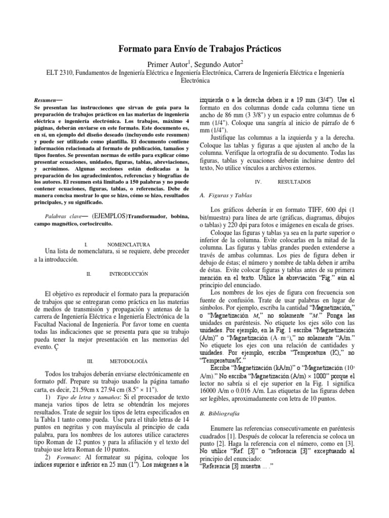 Formato Ieee | PDF | Soporte | Bibliografía
