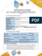 Guía de Actividades y Rúbrica de Evaluación -Unidad 1- Fase 1 - Conceptualizar, Identificar, Reflexionar y Argumentar en Los Foros