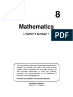 Mayhematics 8 Learning Module 1 PDF