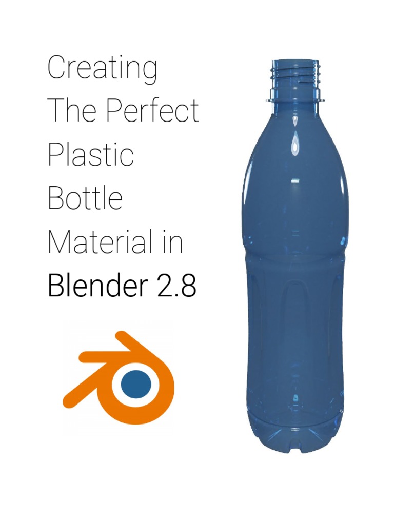 Blender Beginner Tutorial : Realistic Water Bottle 