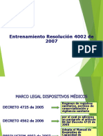 Presentacion Resolución 4002 de 2007