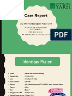 Case Report: Idiopathic Thrombocytopenic Purpura (ITP)