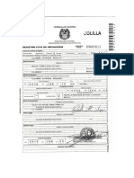 Certificado y Registro Defuncion Chucho PDF