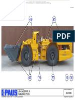 Manual Paus Pfl18 Scooptram LHD Underground Loader Parts Components Description Diagrams Schematics