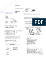 Evaluacion Tercer Periodo Primero