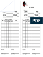 Daily Time Record Daily Time Record: Date Morning Afternoon Activities Date Morning Afternoon Activities