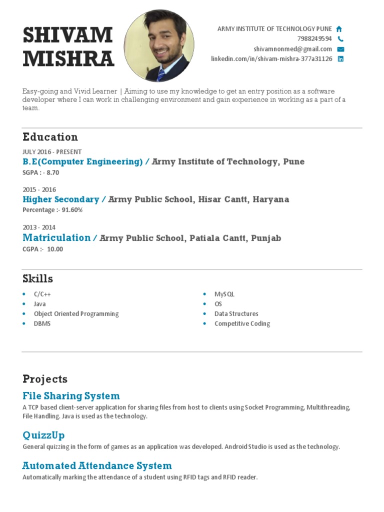 Aspiring Software Developer Profile | PDF | Computer Programming | Software