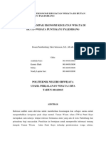 Analisis Dampak Ekonomi Kegiatan Wisata Di Hutan Wisata Punti Kayu Palembang