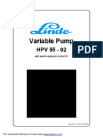 Verstellpumpe Variable Pump: With Electro-Hydraulic Control E1