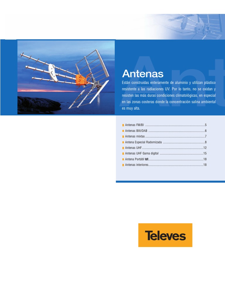 ANTENA UHF TELEVES 1125