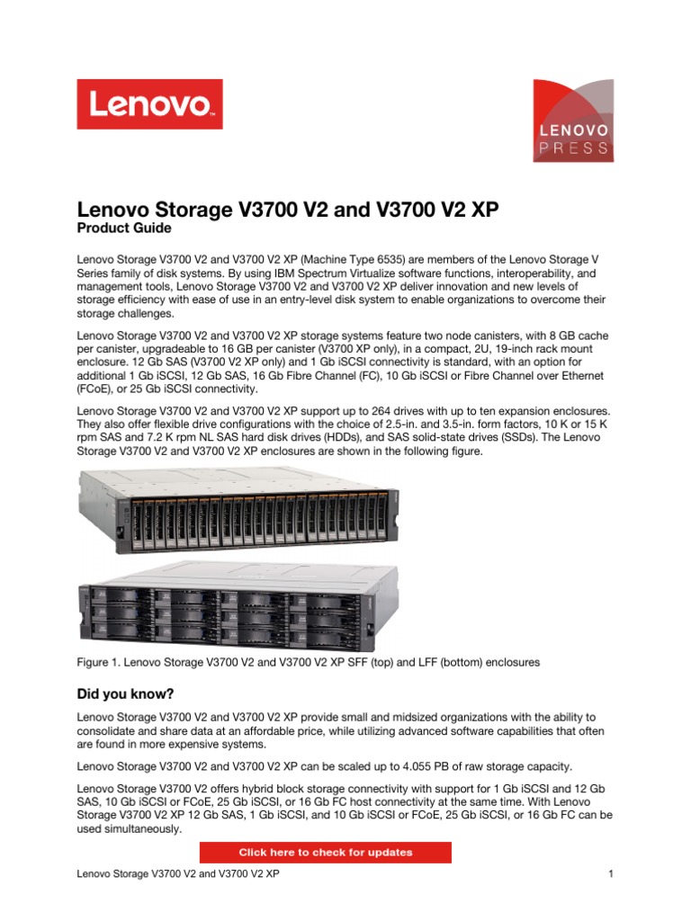 V3700 V2: Storwize V3700 説明書 – Lenovo Storage V3700 V2 – EKCVYK