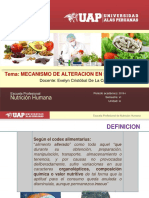 3. Mecanismo de Alteracion en Alimentos