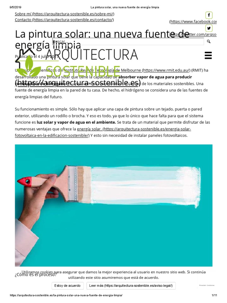 Pintura Solar Pdf Energía Solar Pintar