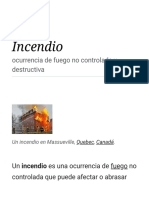 Incendio