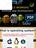 Robotics Workshop: Android App Development