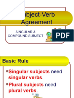 Subject Verb Agreement