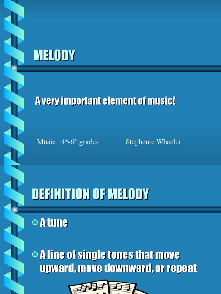 Understanding Melody for Grades 4-6 | PDF