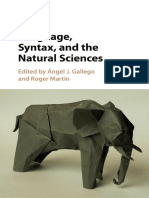 193 Ngel J Gallego Roger Martin - Language Syntax and The Natural Sciences-Cambridge University Pre PDF