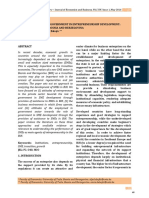 The Role of The Government in Entrepreneurship Development: Evidence From Bosnia and Herzegovina