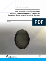 An Integrated Machine Learning and Finite Element Analysis Framework, Applied To Composite Substructures Including Damage