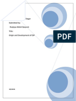 Origin and Development of ESP.