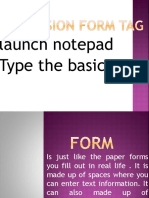 HTML Form Tag