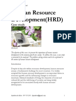 Human Resource Development (HRD) : Case Study
