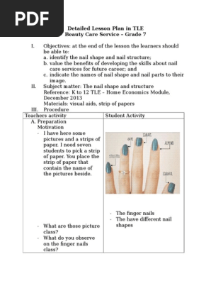Melba2 Nail Anatomy Lesson Plan