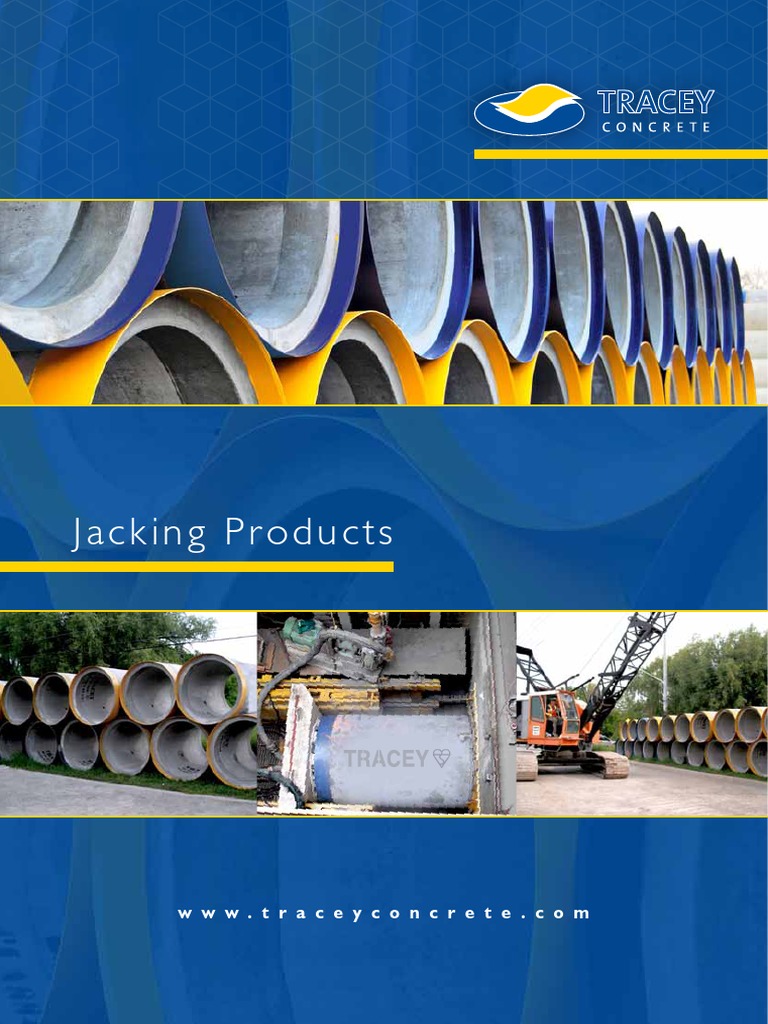 Jacking Pipe Brochure | PDF | Tunnel | Pipe (Fluid Conveyance)