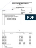 Department of Environment and Natural Resources: Individual Program of Work