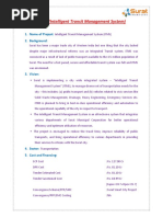 ITMS (Intelligent Transit Management System) : 1. Name of Project: 2. Background