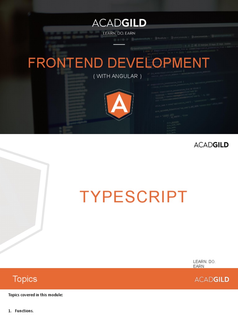 Typescript Functions and Features Guide | PDF | Constructor (Object ...