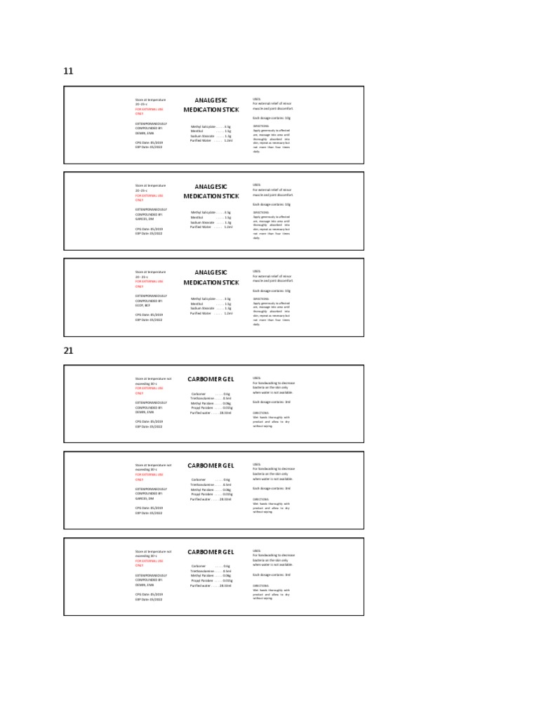 Design Dosage Form | PDF | Chloride | Chemical Substances
