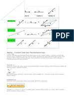 VEKTOR SOAL DAN PEMBAHASAN