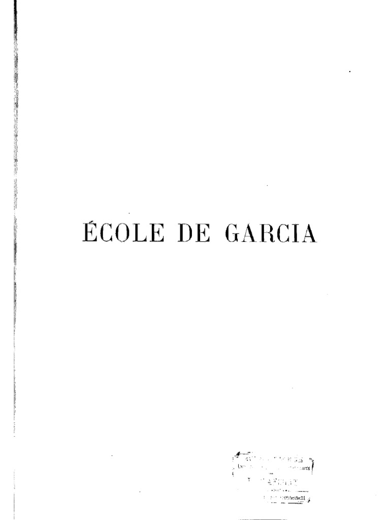 Ecole De Garcia Pdf Pdf Voix Humaine Gorge Humaine