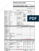 Personal Data Sheet: Filipino Dual Citizenship by Birth by Naturalization