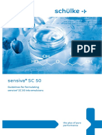 Guidelines For Formulating Sensiva SC 50 Into Emulsions