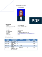 Curriculum Vitae: I. Data Pribadi