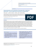 Karakteristik & Monitoring Post-OP Distress Pernapasan