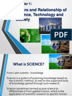Nature and Relationship of Science, Technology and Society