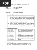 RPP KD 3.1 Dan 4.1 Teks Prosedur