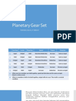 Planetary Gear Set