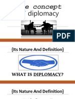 Diplomacy's Nature & Wilson's 14 Points