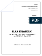 Planul strategic de dezvoltare a orașului Ialoveni 2010-2015