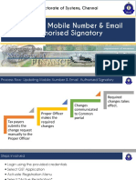 CBEC-GST-REG-Updating Mobile No and Eamil of Authorised Signatory